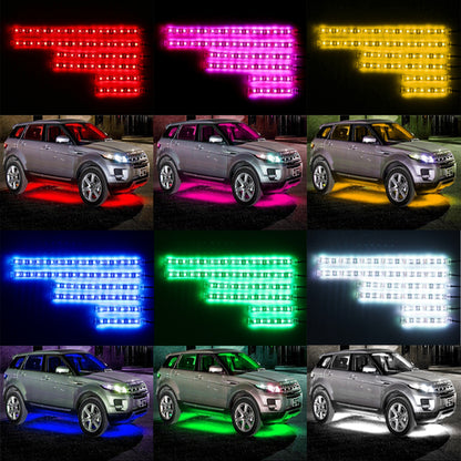 RGB Voice Control LED Car Motorcycle Glow Lights