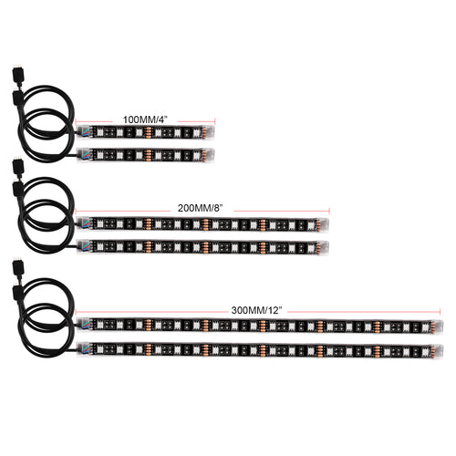 RGB Voice Control LED Car Motorcycle Glow Lights