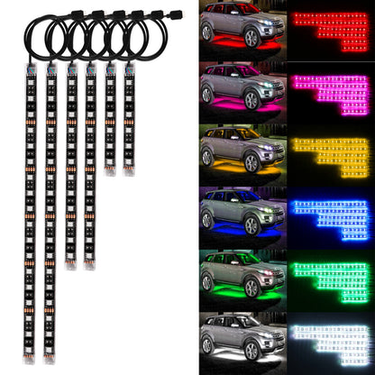 RGB Voice Control LED Car Motorcycle Glow Lights